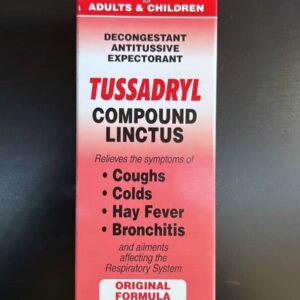 Tussadryl Cough Syrup for sale